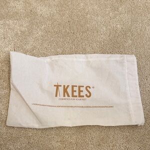 TKEES Cream Dust Bag